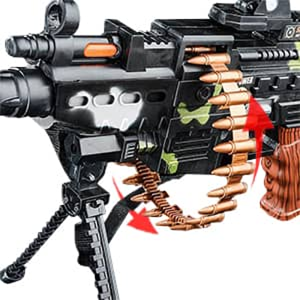تفنگ اسباب بازی مسلسل لیزری ارتشی (machin gun)_اسباب بازی